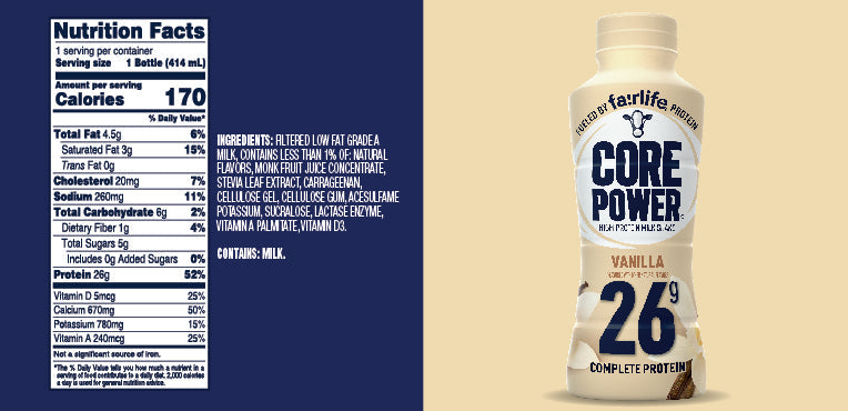 Vanilla High Protein Milkshake