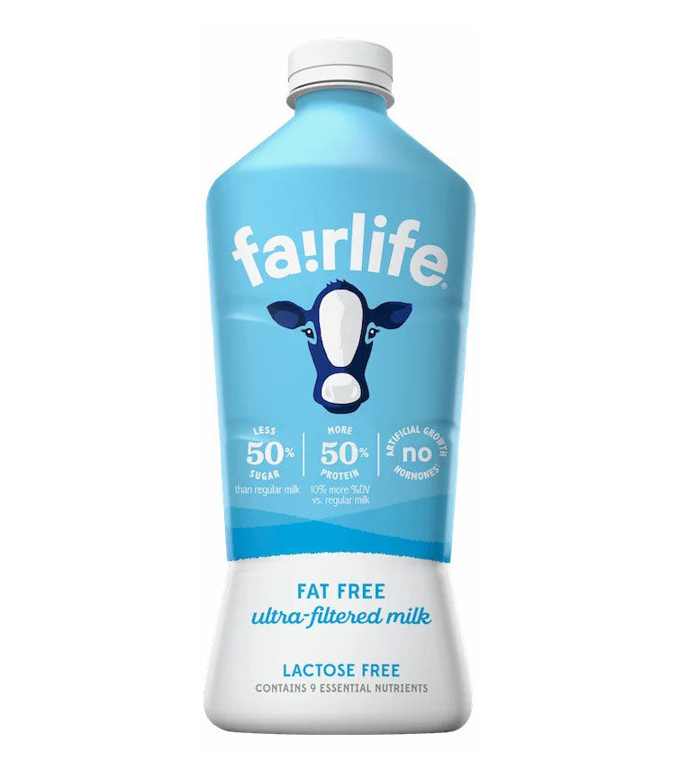 fairlife® fat free ultra-filtered milk
