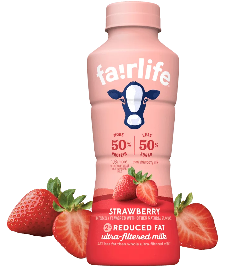 fairlife® strawberry 2% ultra-filtered milk
